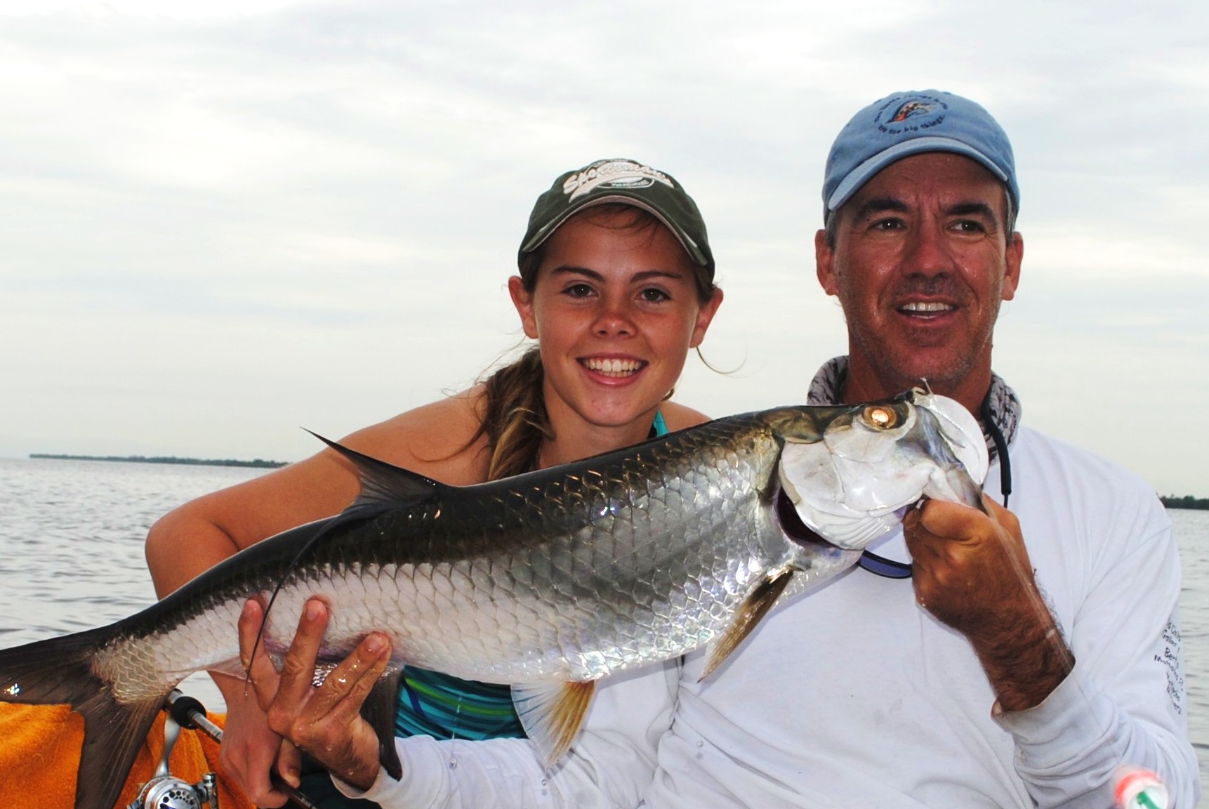 Pine Island Fishing for Tarpon with a youth angler